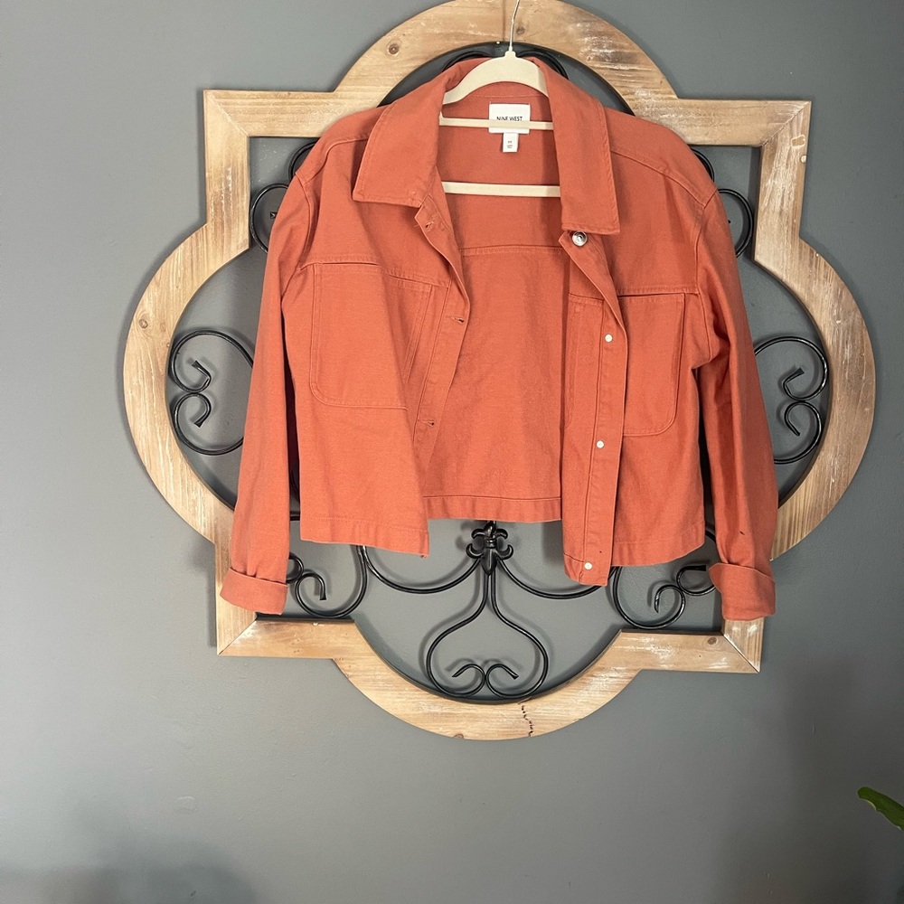 9 West Women's Orange Jacket